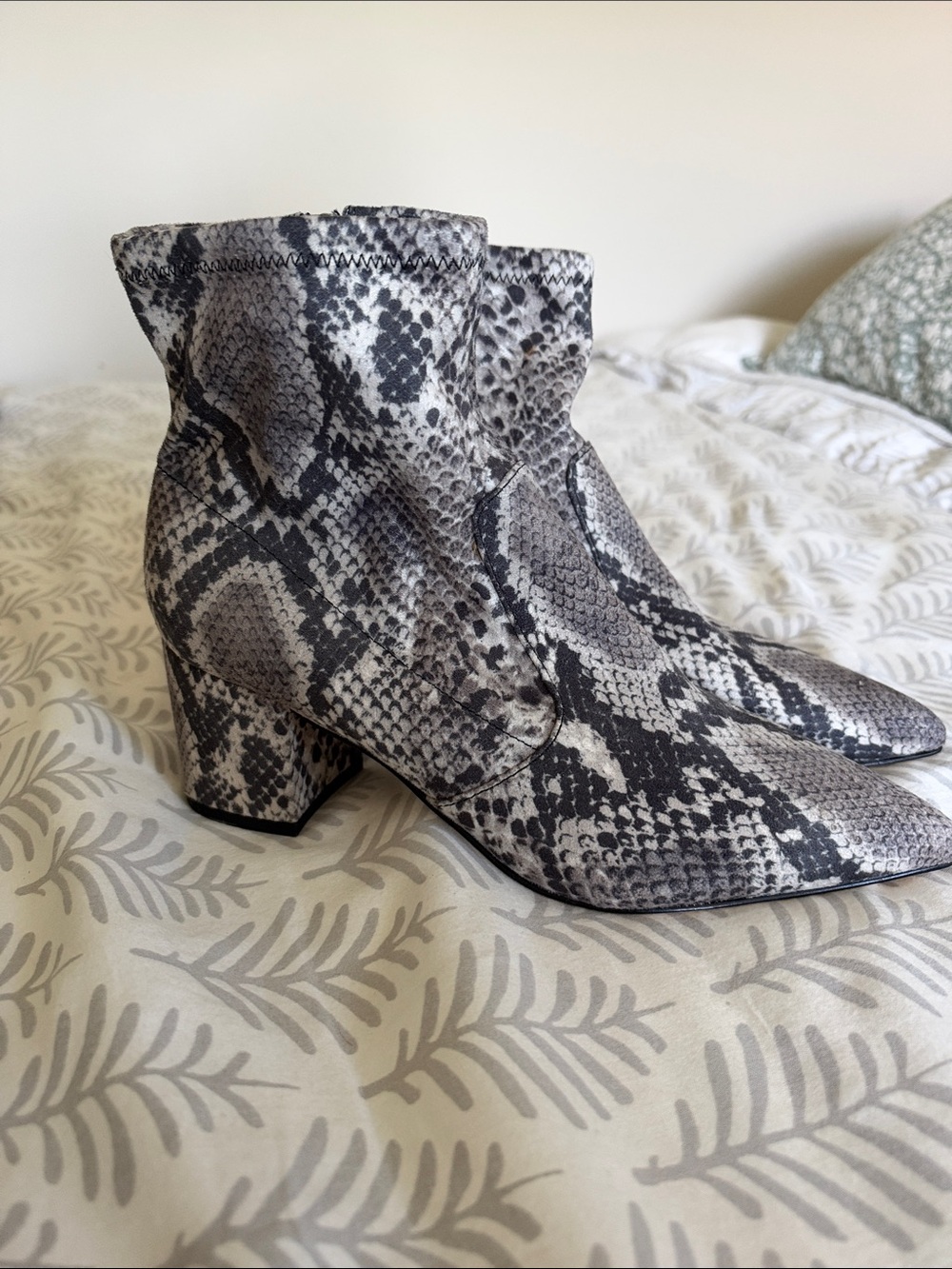 Marc Fisher Snake skin boots